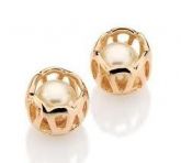 Brinco Folheado a ouro 18k