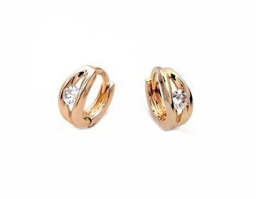 Brinco Folheado a ouro 18k