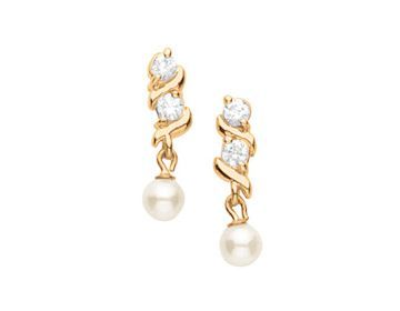 Brinco Folheado a ouro 18k