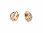 Brinco Folheado a ouro 18k